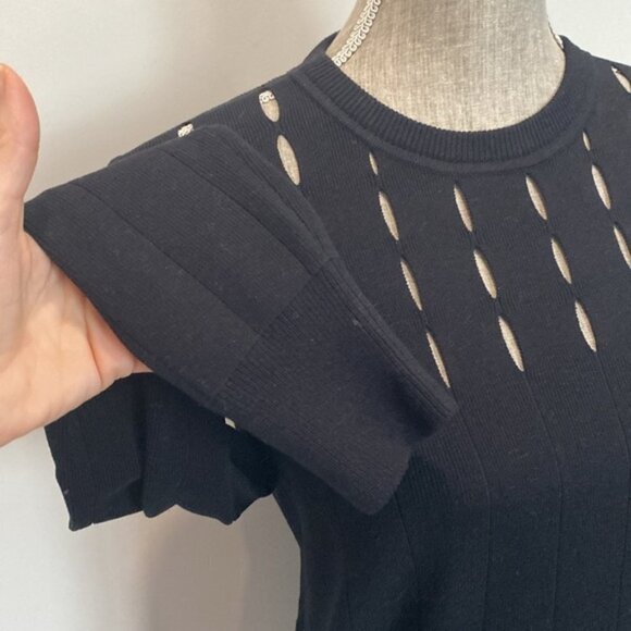 Michael Kors Black Long Sleeve Top - Picture 6 of 13